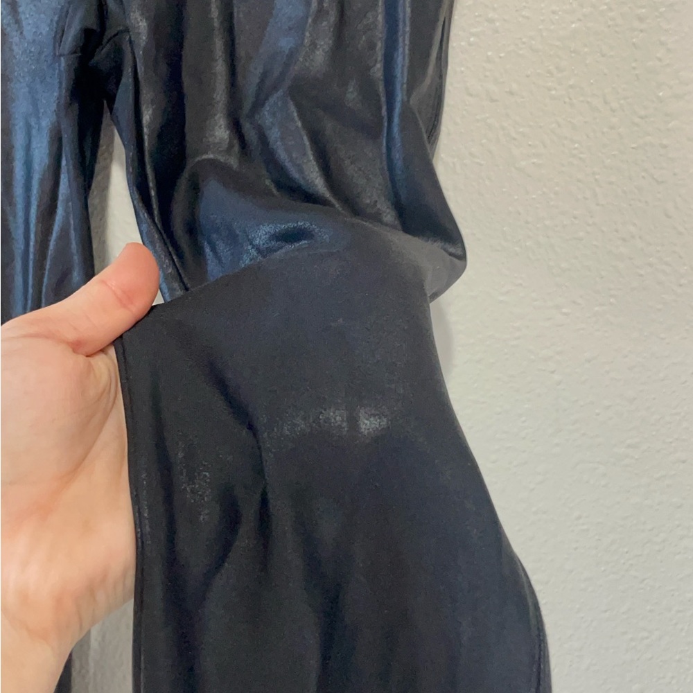 SPANX Black faux leather leggings - Picture 6 of 9